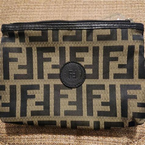 vintage fendi cosmetic bag|fendi vintage denim bag.